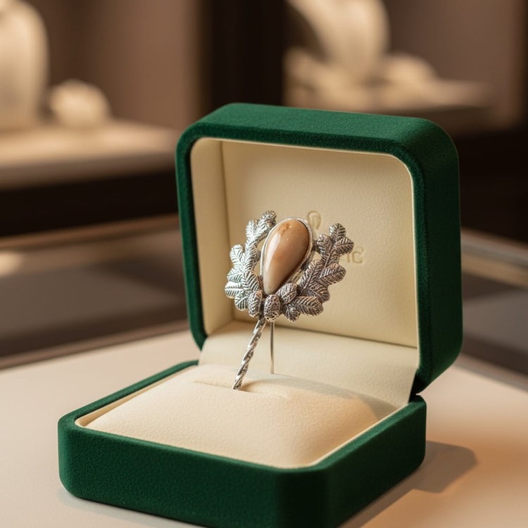 szpilka myśliwska w pudełku