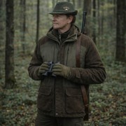 myśliwy w kapeluszu