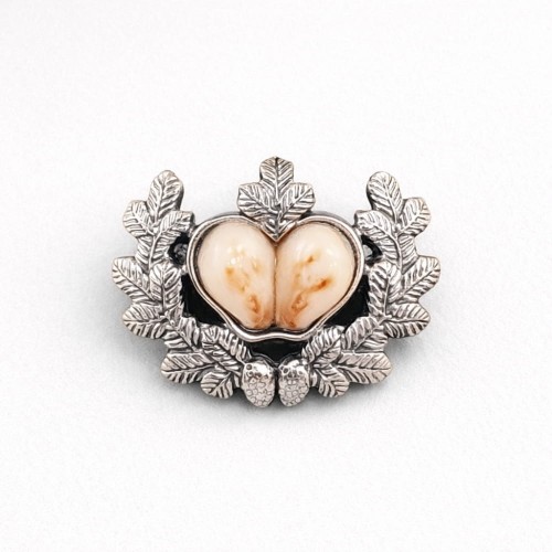 Przypinka myśliwska ze srebra