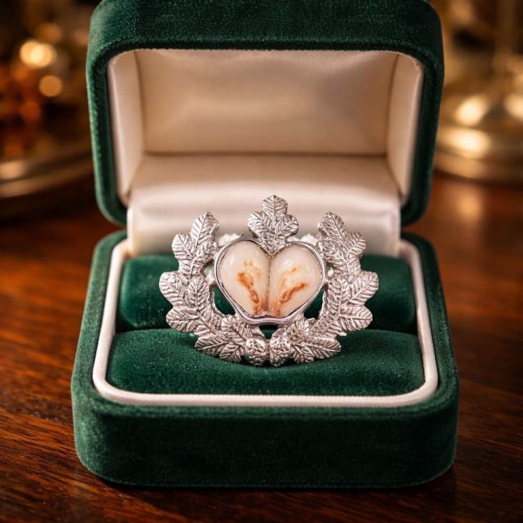 Przypinka myśliwska „Serce Lasu”