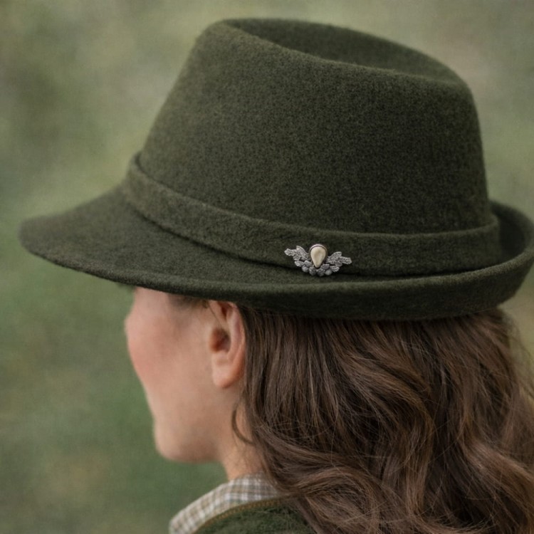 Przypinka myśliwska „Strażnik Lasu” ozdoba kapelusza