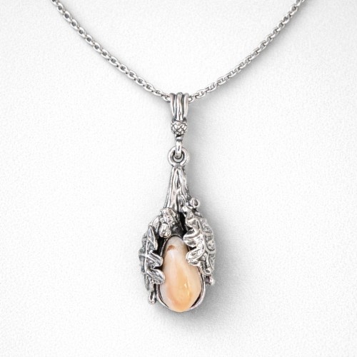 Sterling silver hunting necklace