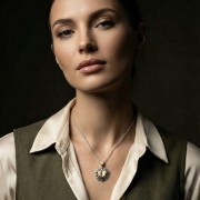 925 sterling silver hunting necklace