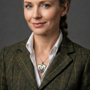 naszyjnik srebrny myśliwski