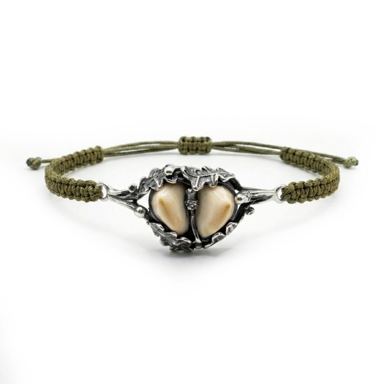 Silver hunting bracelet FOREST TROPHY