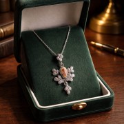 silver deer tooth necklace