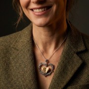 hunting necklace with deer teeth