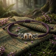 Handmade hunting jewelry – deer teeth bracelet FOREST TROPHY