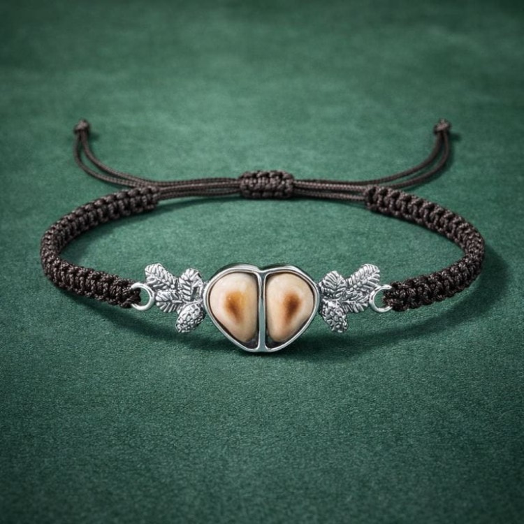 Deer grandle jewelry bracelet – silver 925