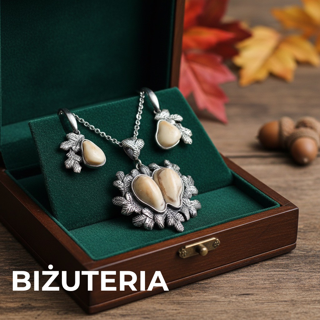 Naszyjnik w kształcie liścia