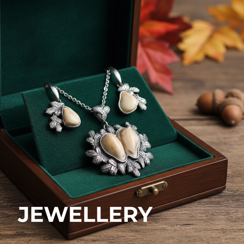 Naszyjnik w kształcie liścia