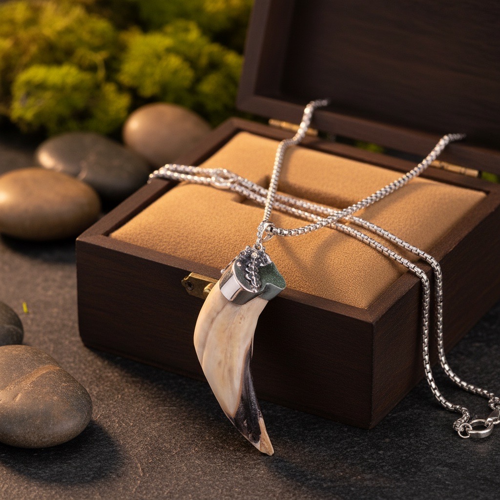 naszyjnik z fajki odyńca