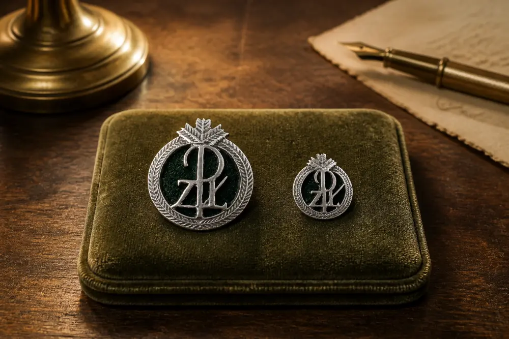 Przedwojenne znaczki PZŁ – historia, symbolika i repliki wykonane ze srebra 925